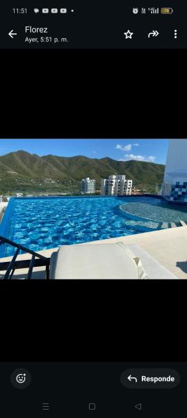 Apartamento El Rodadero con balcón